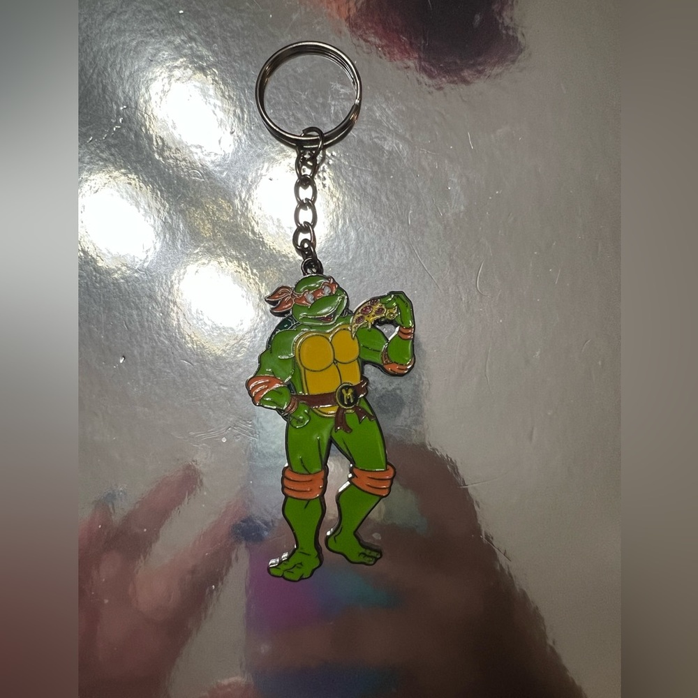 Ninja Turtle Keychain